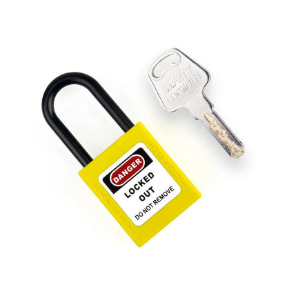 Lock out (LOTO) Hangslot Nylon 38mm - Rood - 4SafeIndustry