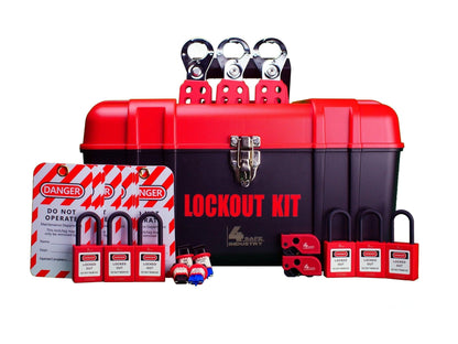 Lock out (LOTO) kit - LOTO gereedschapskist XL - 4SafeIndustry