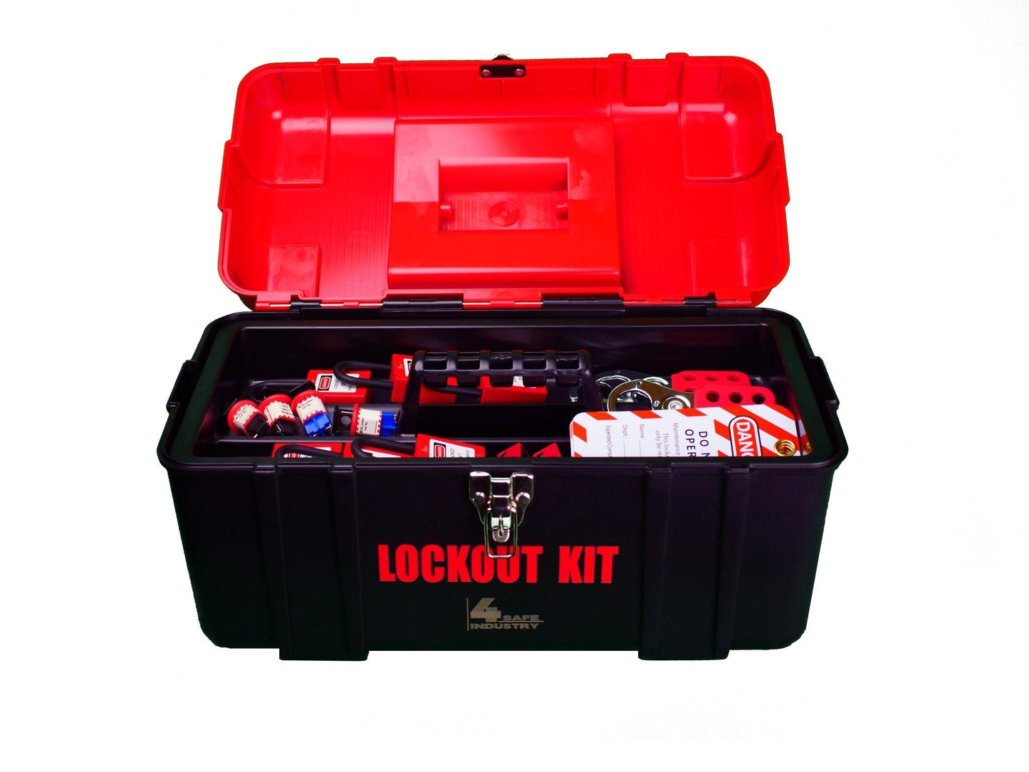 Lock out (LOTO) kit - LOTO gereedschapskist XL - 4SafeIndustry