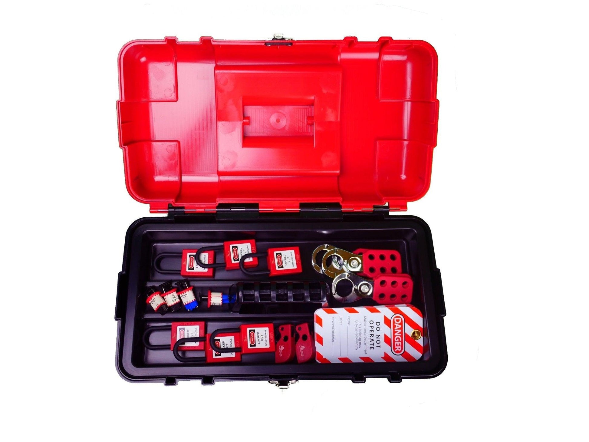 Lock out (LOTO) kit - LOTO gereedschapskist XL - 4SafeIndustry