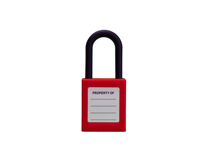 Lock out (LOTO) Hangslot Nylon 38mm - Rood - 4SafeIndustry